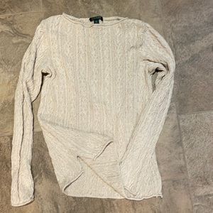 Ralph Lauren cable knit sweater